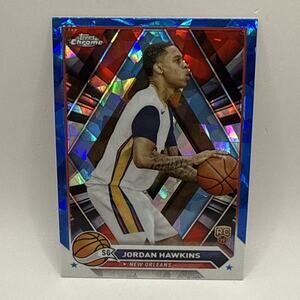 2023-24 Topps Chrome Sapphire - #63 Jordan Hawkins (RC) New Orleans Pelicans
